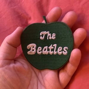 Beatles green apple iron-on Patch